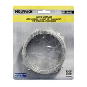 Alambre Galvanizado 1,3 mm / 8 (Rollo 50 metros)