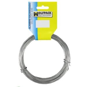Alambre Galvanizado (Rollo 250 gramos / 7,5 metros) NÂº14/2,2 mm.