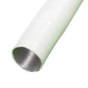 Tubo Aluminio Compacto Blanco Ã˜ 150 mm. / 5 metros