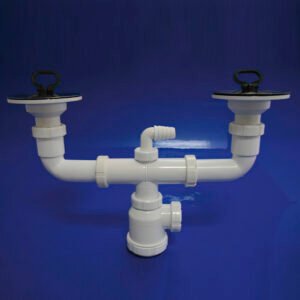 Sifon Doble Valvula Extensible T-44-E 1 1/2 Ã˜115