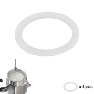 Junta Goma Silicona Cafetera Aluminio Classic / InducciÃ³n 2 Tazas (4 Unidades)
