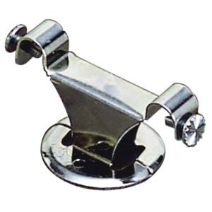 Soporte Barra 12 mm.Ã˜ Cromo Techo Doble
