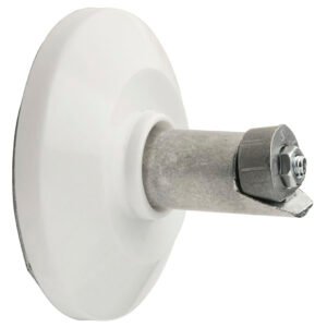 Soporte Barra BaÃ±o Curva Blanco