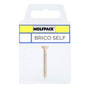 Tornillo Cabeza Plana Pozidriv Bicromatado 3,5x25 mm. 20 unidades