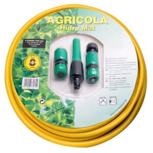 Manguera Jardin Hidro Mat Ã˜ 15 mm. - 5/8" Rollo 25 Metros Con Accesorios