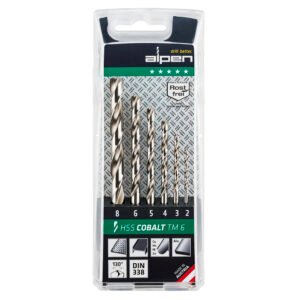 Estuche Brocas Alpen Cobalto 6 Piezas