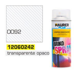 Spray Pintura Transparente Opaco Mate 400 ml.