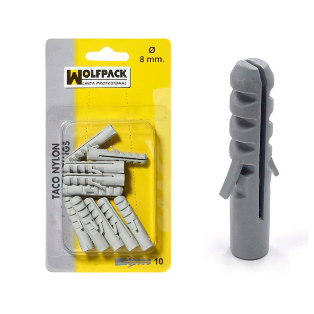 Taco Nylon 7 mm. (20 Piezas)