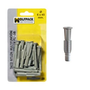 Taco Multiaccion MU 6x35 mm. (25 Piezas)