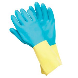 Guantes Neopreno / Latex Bicolor Talla M DomÃ©stico (Par)