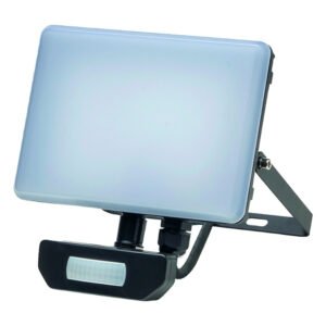 Foco Led Plano 10 Watt. 900 Lumens. Luz blanca 4000ÂºK ProtecciÃ³n IP65. Cuerpo Aluminio. Con Sensor.