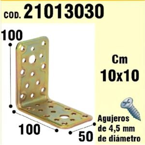 Soporte Para Madera Ãngulo 50x 100x 100 mm.