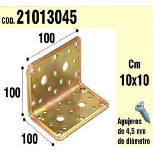 Soporte Para Madera Ãngulo 100 x 100 x 100 mm.
