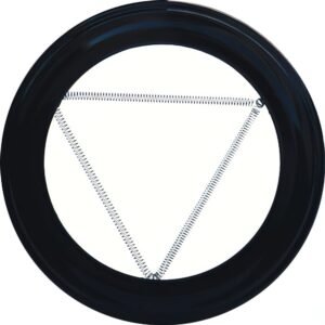 PlafÃ³n Embellecedor de Color Negro Para Estufa 150 mm.