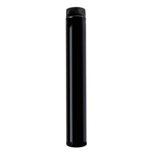 Wolfpack Tubo de Estufa Acero Vitrificado Negro Ã˜ 175 mm. Ideal Estufas de LeÃ±a, Chimenea, Alta resistencia, Color Negro