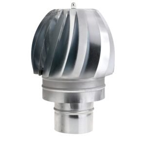 Wolfpack Sombrero Extractor Galvanizado para Estufa, Chimenea, ExtracciÃ³n de Humos, Para tubo Ã˜ 100 mm.