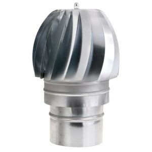 Wolfpack Sombrero Extractor Galvanizado para Estufa, Chimenea, ExtracciÃ³n de Humos, Para tubo Ã˜ 120 mm.