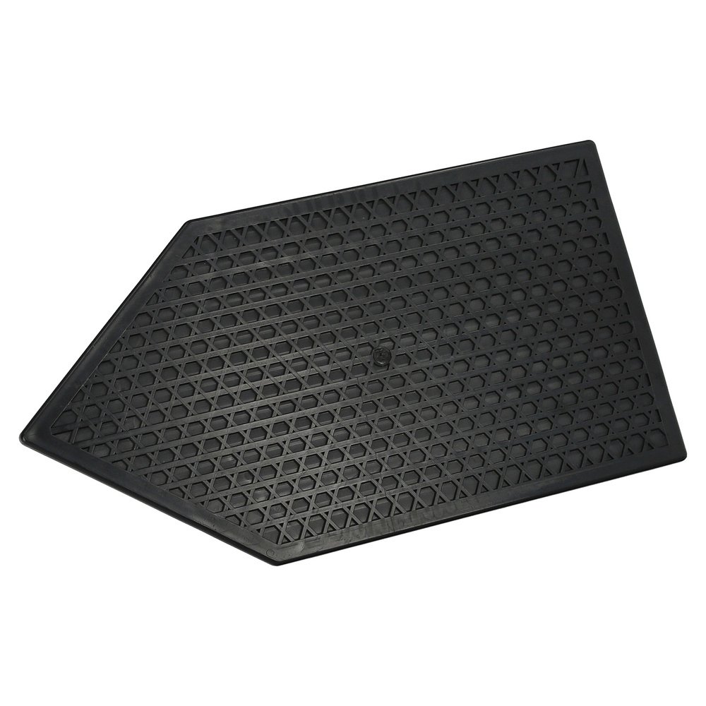 Talocha Plastico Punta Mango Redondo 26x14 cm. Negro Con Alveolos - Imagen 5