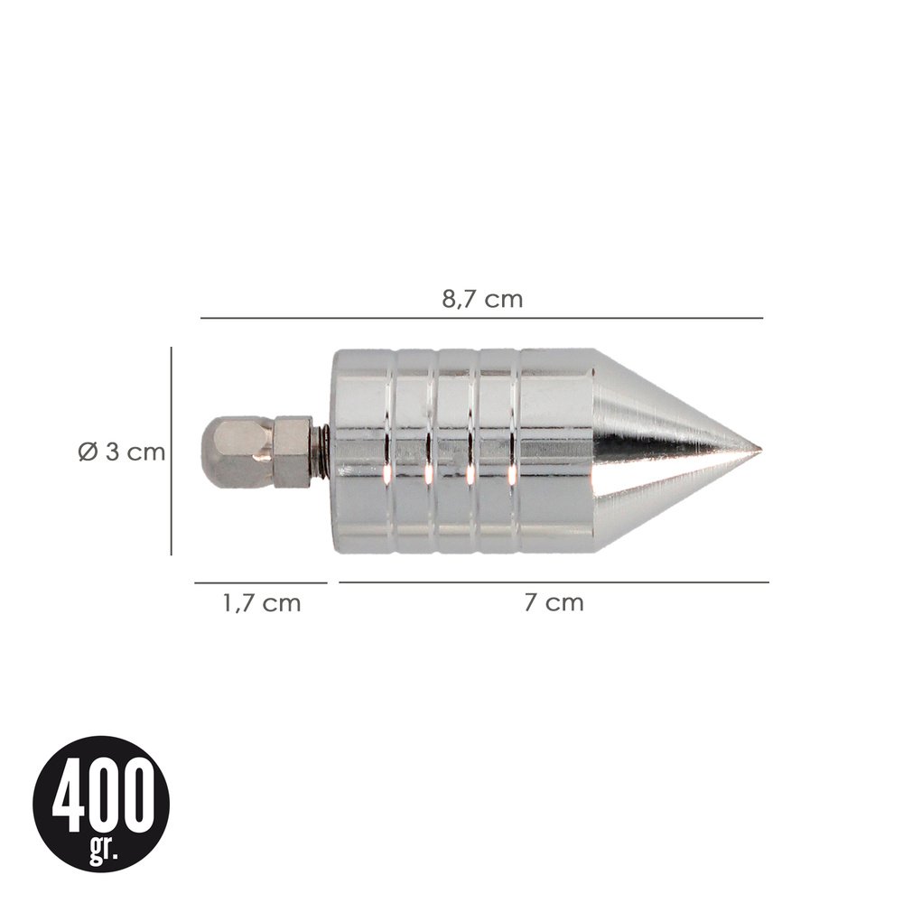 Plomada Profesional Nuez Iman 400 gramos - Imagen 2