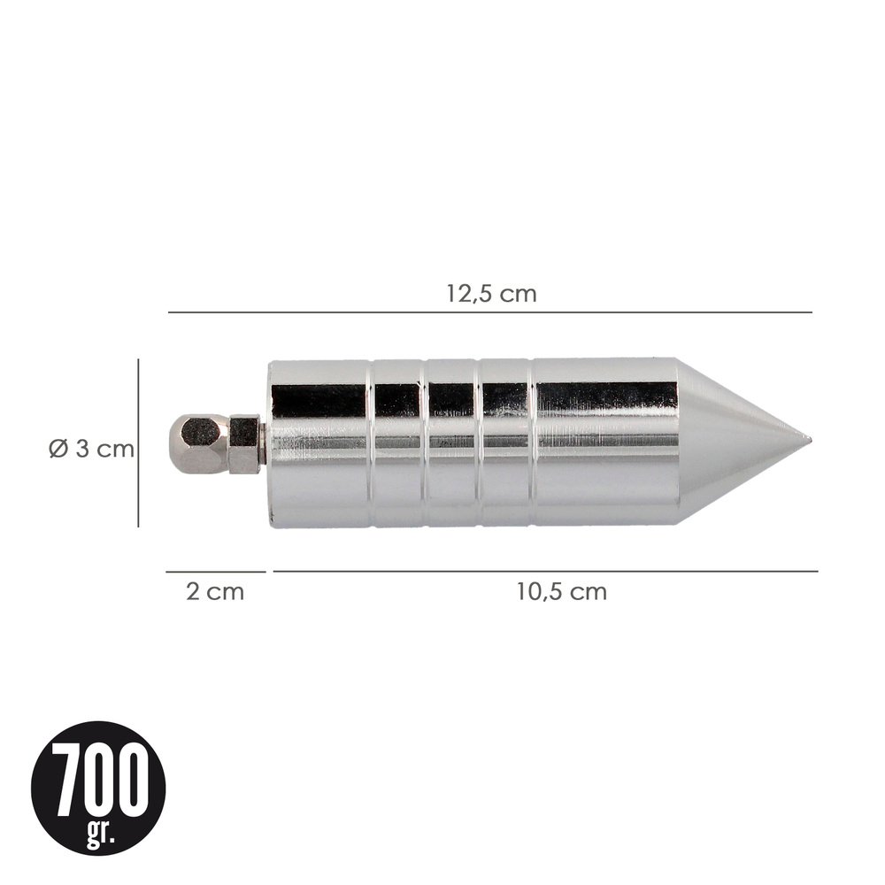 Plomada Profesional Nuez Iman 700 gramos - Imagen 2