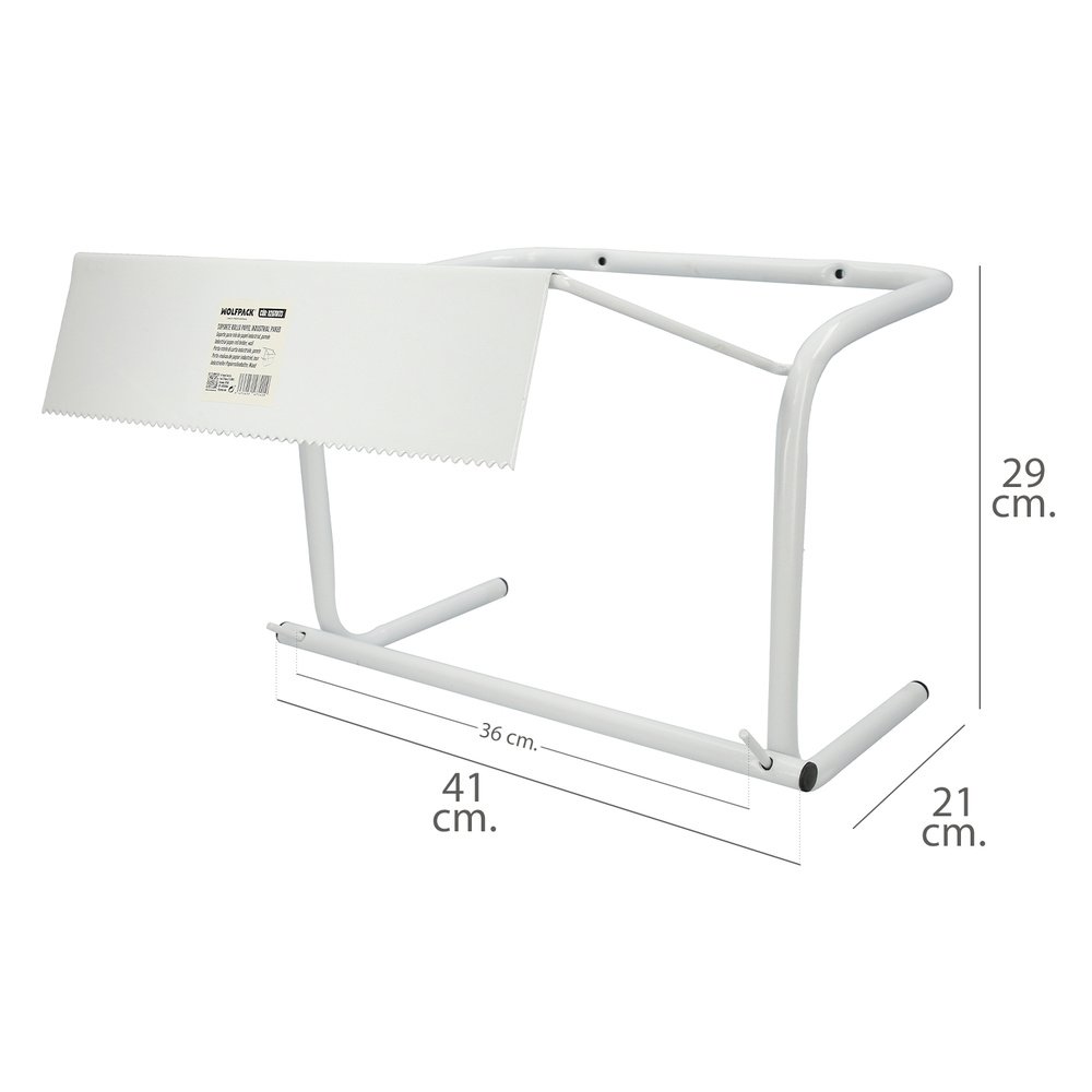 Soporte / Dispensador Rollo Papel Industrial Para Pared - Imagen 2