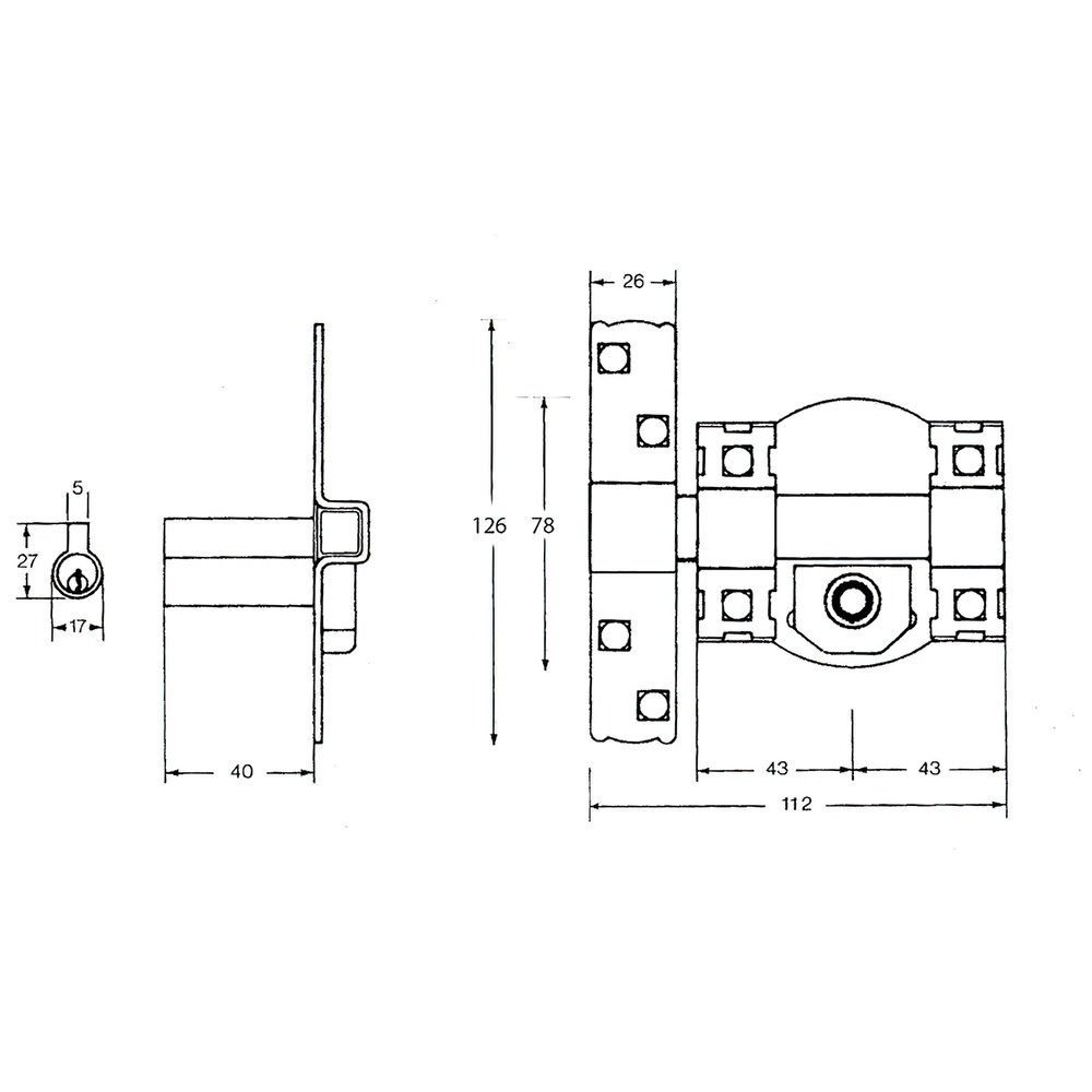 Cerrojo Fac 300-r/ 80-n - Imagen 2