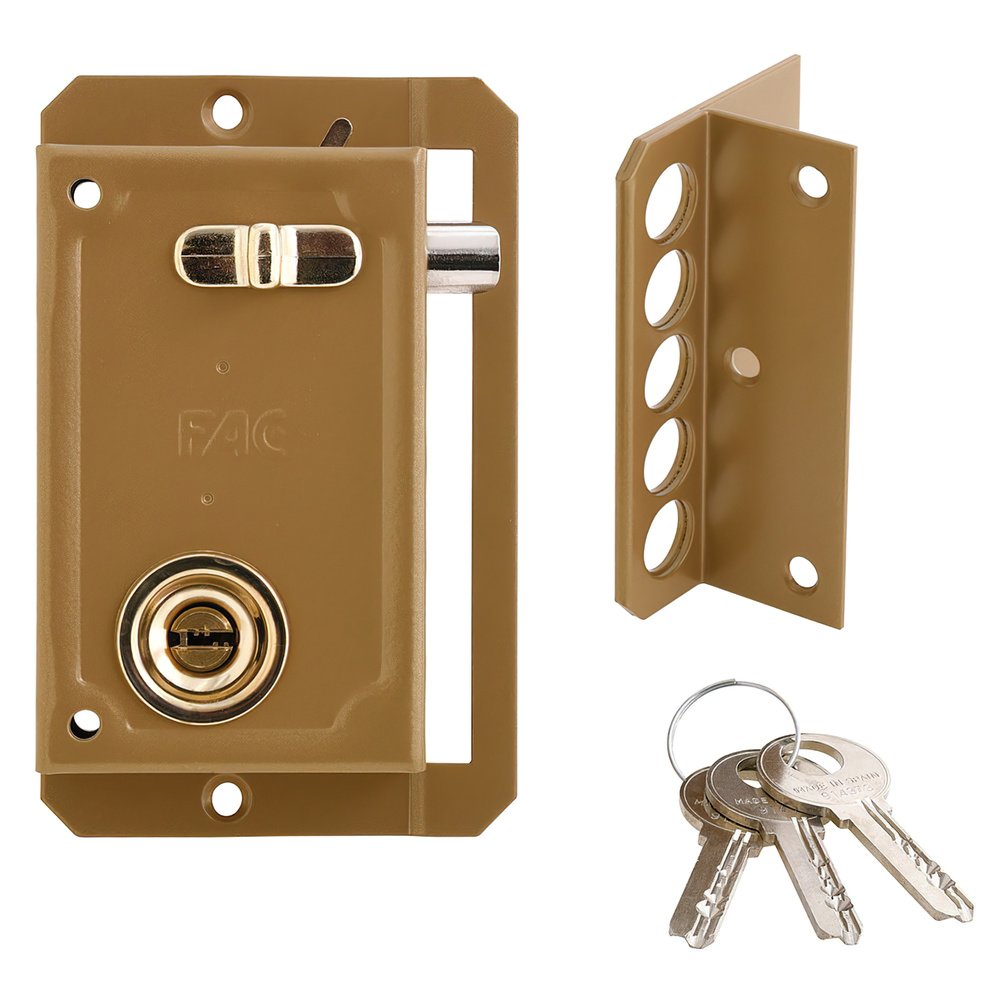 Cerradura Fac S 90 P Pintada Derecha Bombin 70 - Imagen 3