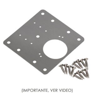 Placas de Reparacion Bisagras Cazoleta 9x9 cm. 1 piezas. Placa Repara Puertas, Placa ReparaciÃ³n Bisagras Mueble