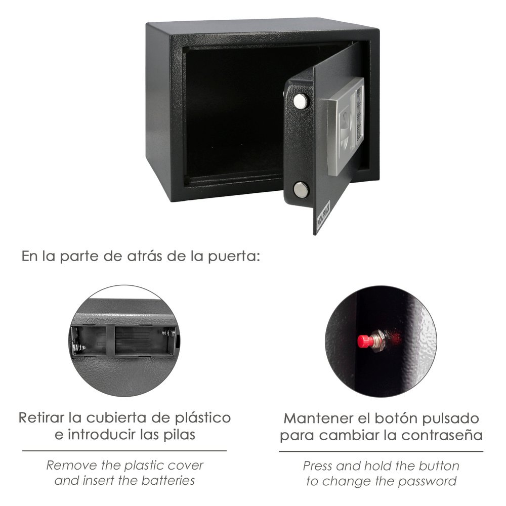 Caja Fuerte Sobreponer Electrica 35x25x25 cm. - Imagen 5