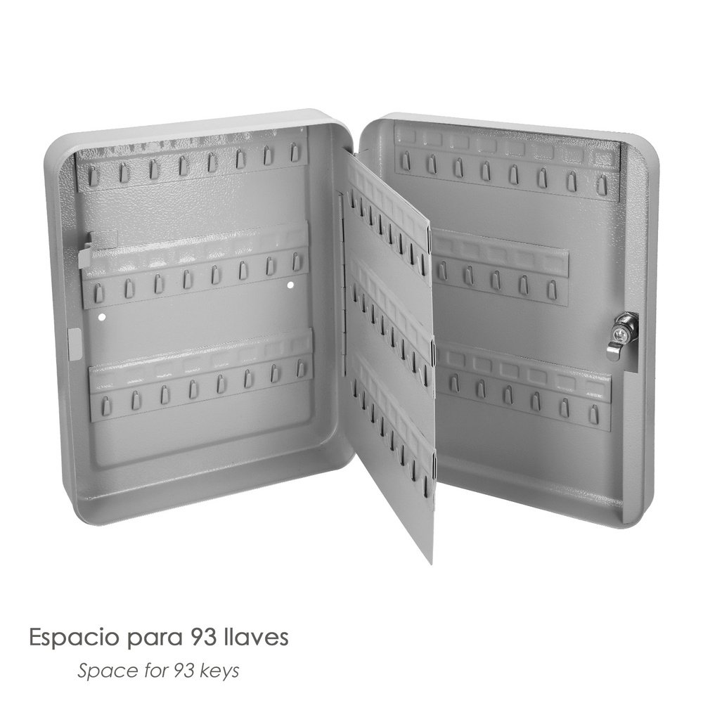Armario De Seguridad Para Llaves Para 93 Llaves, Armario Seguridad Llaves, Armario Llavero, 6x24x30 cm. - Imagen 4