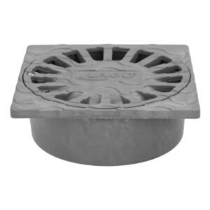 Sumidero SifÃ³nico Pvc 25x25 cm. Salida De Ã˜ 90 / 110 mm. desagÃ¼e, Desaguadero, Tragadero, Alcantarilla,