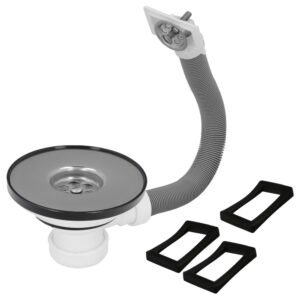 Valvula Fregadero Ã˜ 115 Mm. 1 1/2" Altura 40 mm. Con Rebosadero