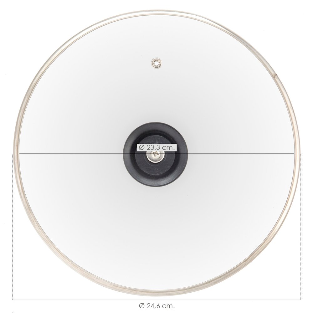 Tapadera de Cristal para Sartén 24cm - Imagen 3