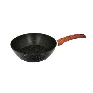 Sarten Aluminio Forjado Antiadherente Ã˜ 24 x 7 cm. Mango Engomado / 5 capas / Acabado Piedra / Apta Para Todo Tipo de Cocinas