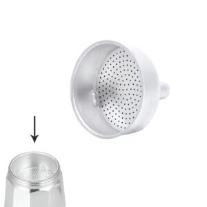 Embudo Cafetera Aluminio Classic / InducciÃ³n 3 Tazas
