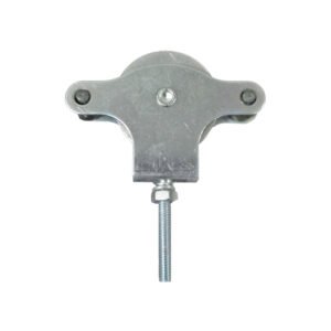 Polea Tendedero Wolfpack Zincado 40 mm. Roldana Metal con Tornillo