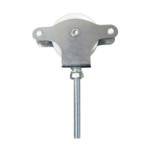 Polea Tendedero Wolfpack Zincado 60 mm. Roldana PlÃ¡stico con Tornillo