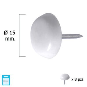 Deslizante PequeÃ±o Blanco Ã˜15 (Blister 8 Unidades)