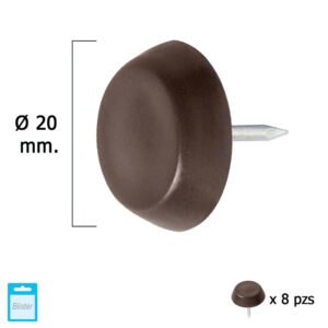 Deslizante Grande Marron Ã˜20 (Blister 8 Unidades)