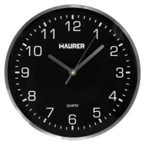 Reloj De Pared Ã˜ 25 Cm Negro