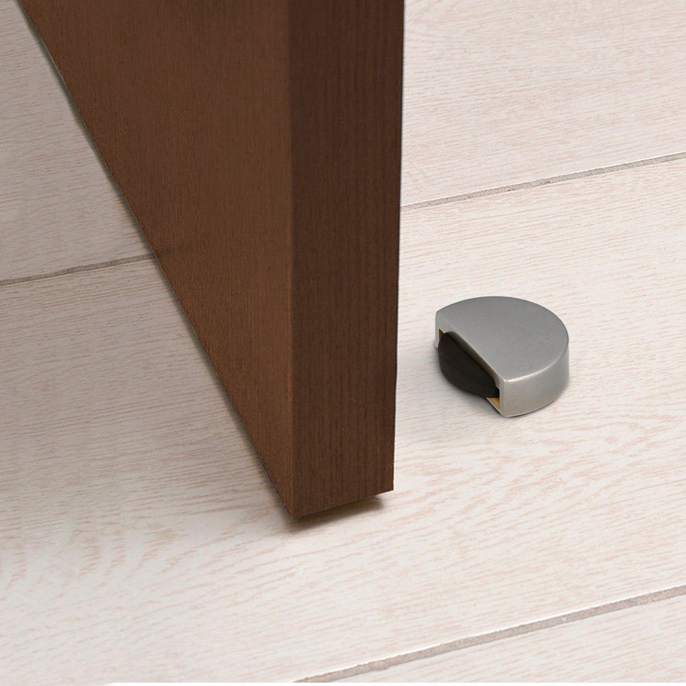 Tope Puerta Adhesivo Silencioso Cromo Mate - Imagen 3