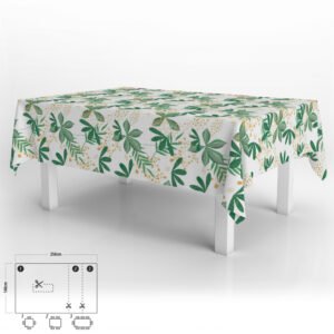 Mantel Hule Impermeable Antimanchas Primavera PVC 140x250 cm. Recortable Uso Interior y Exterior