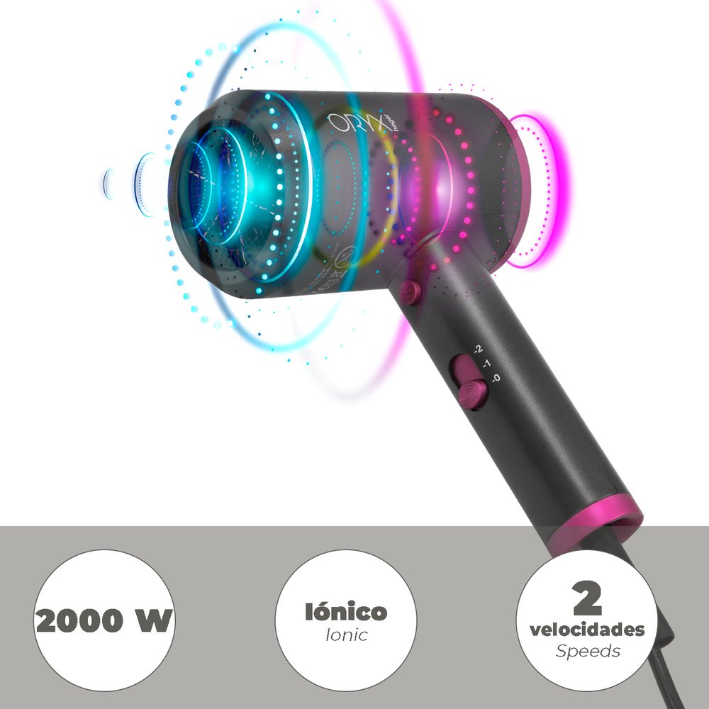Secador Pelo 2000 Watt Oryx - Imagen 2