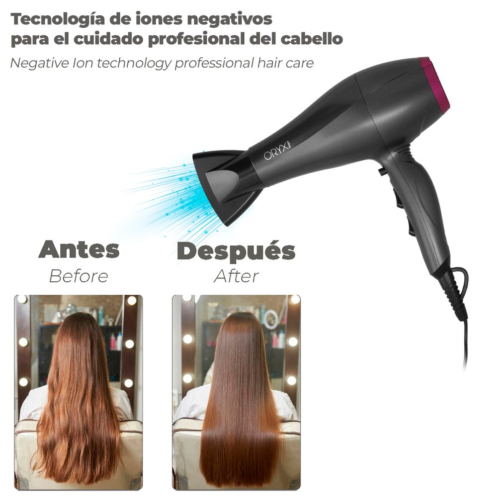 Secador Pelo 2200 Watt Oryx - Imagen 3