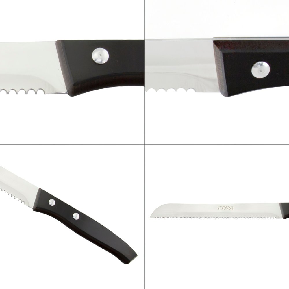 Cuchillo Aspen Panero Hoja Acero Inoxidable 19 cm. Negro - Imagen 4