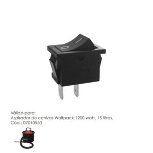 Repuesto Interruptor Para Aspirador Cenizas (Codigo 07010550)