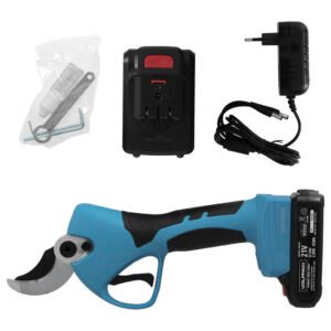 Tijeras Podar A Bateria 21 Volt. Con 2 Baterias 2 A/h Mango Engomado, Ã˜ Corte 40 mm.Con MaletÃ­n