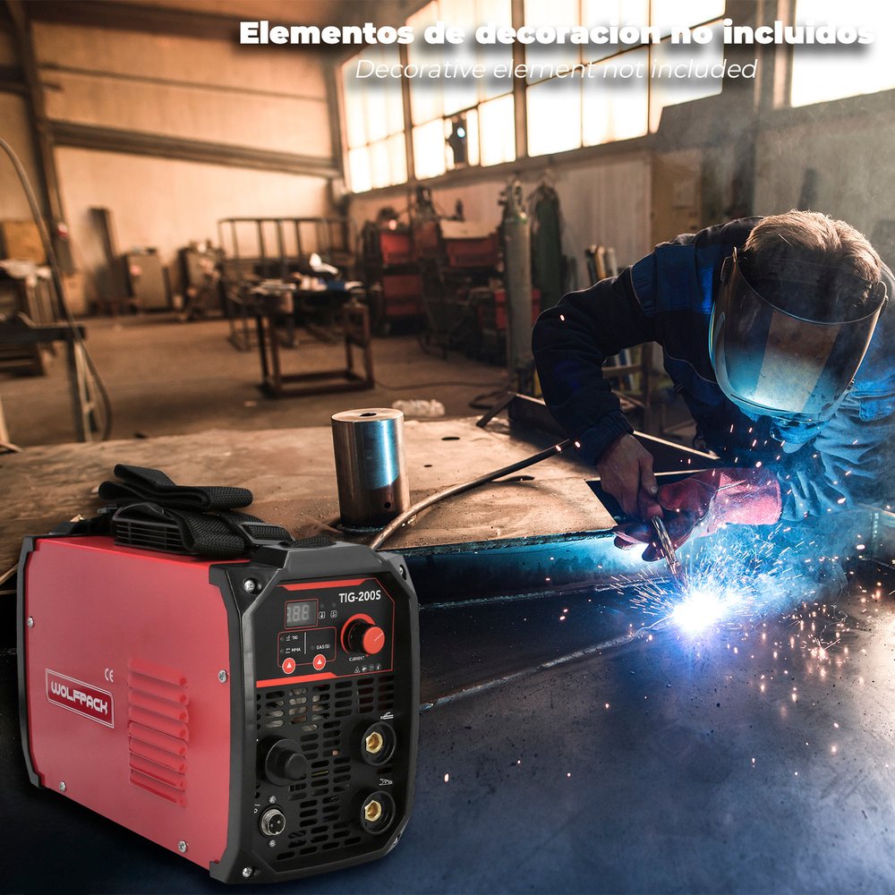 Soldadura Inverter Wolfpack TIG 200 A MMA 160 A - Imagen 7