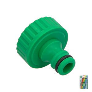 Adaptador Manguera Plastico 1" hembra Blister