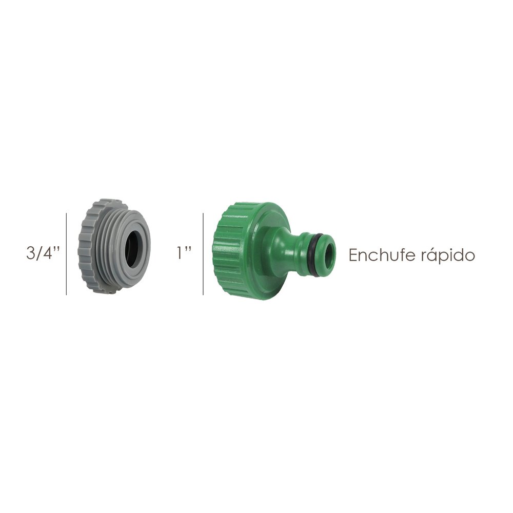 Adaptador Manguera Plástico 3/4 - 1" Hembra Granel - Imagen 2